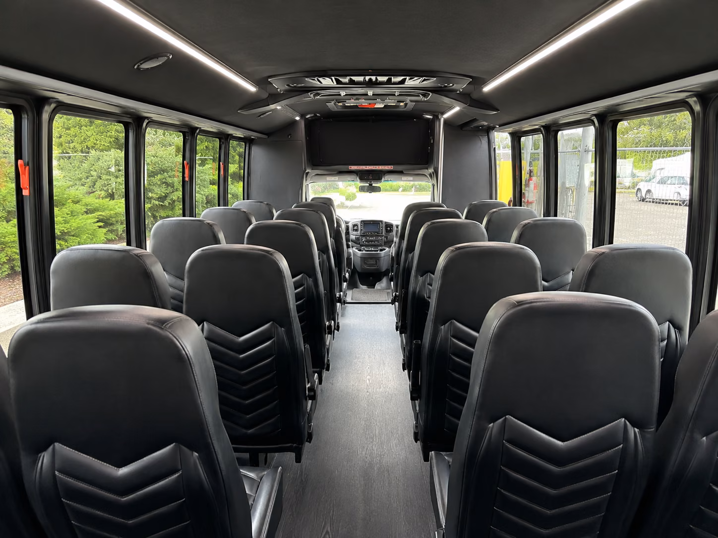 kirkland 18 passenger minibus inside