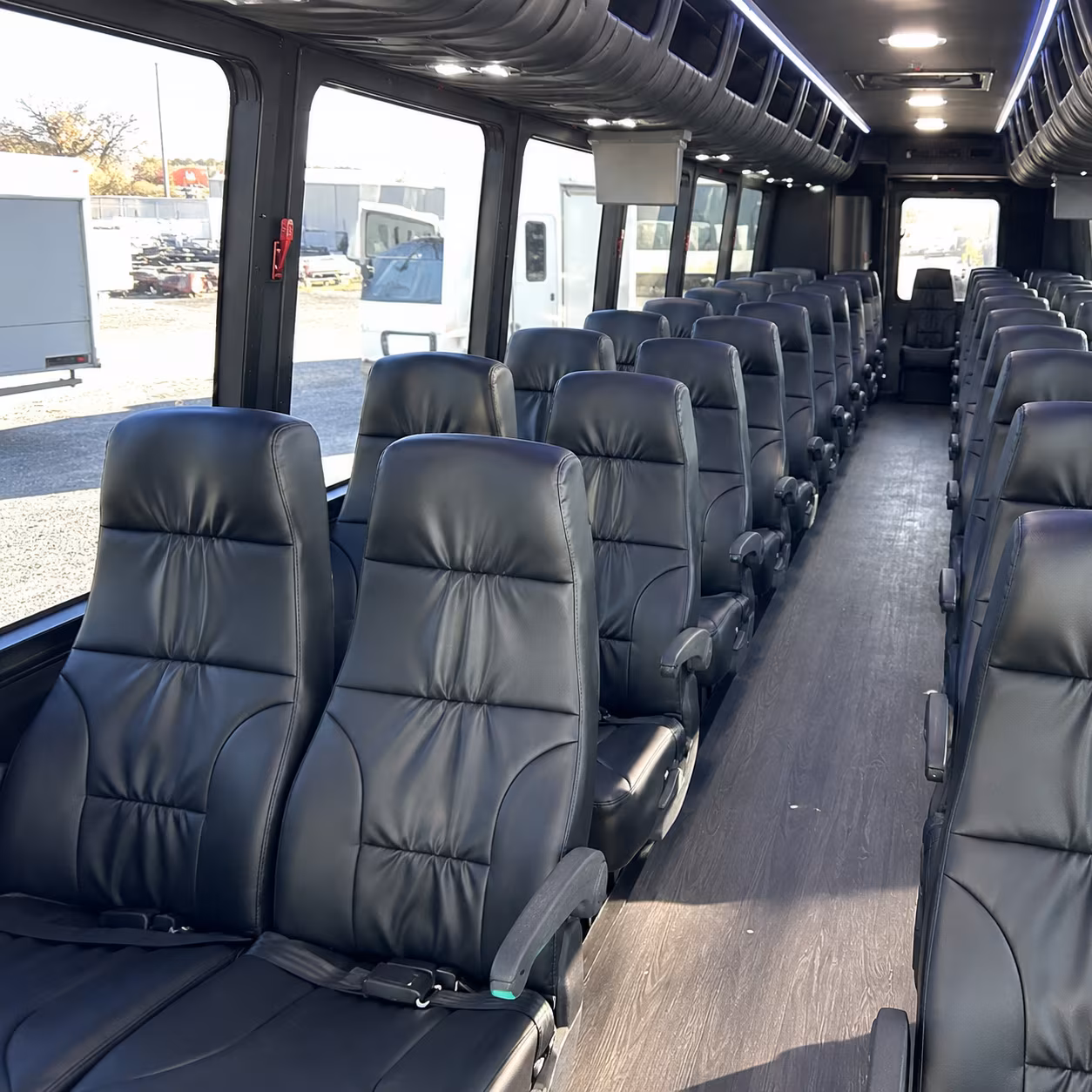 kirkland 25 passenger minibus interior