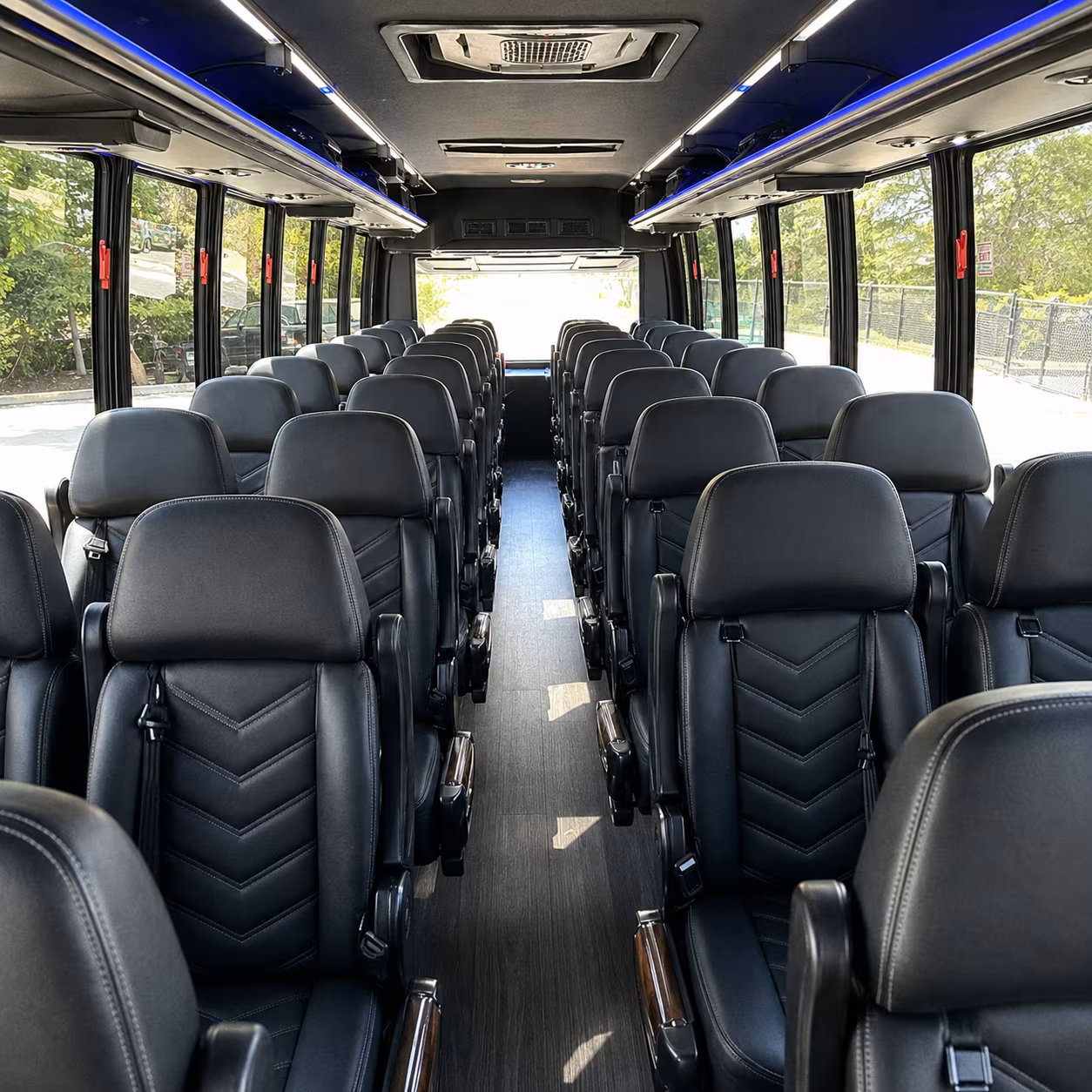 kirkland 28 passenger minibus inside