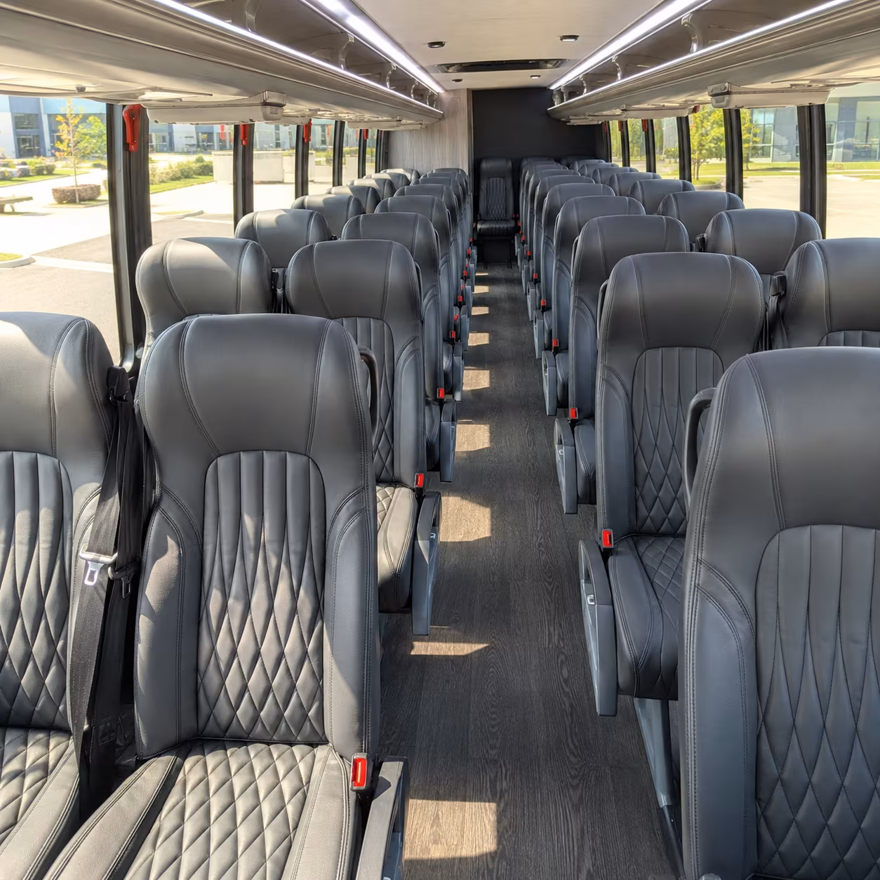kirkland 28 passenger minibus interior