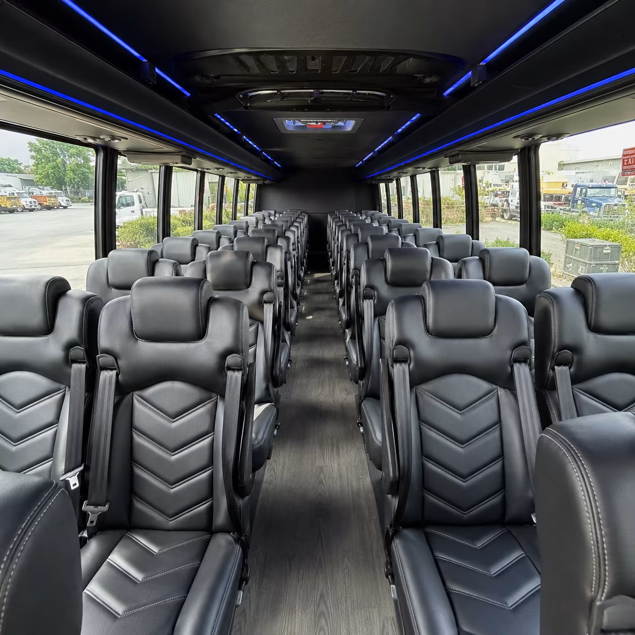 kirkland 30 passenger minibus interior