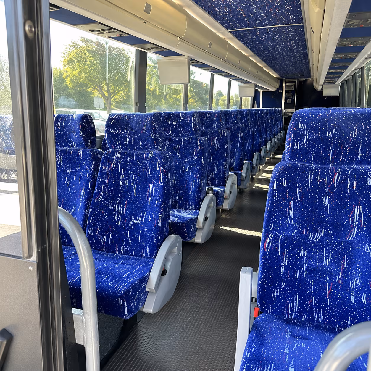 kirkland 50 passenger charter bus inside