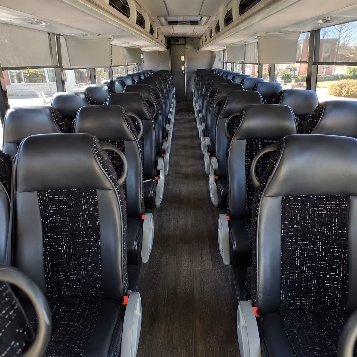 kirkland 54 passenger charter bus inside