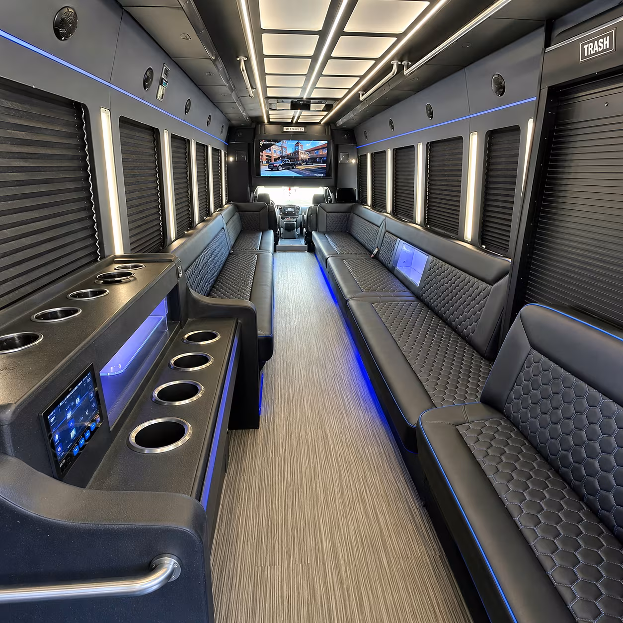 kirkland party bus inside