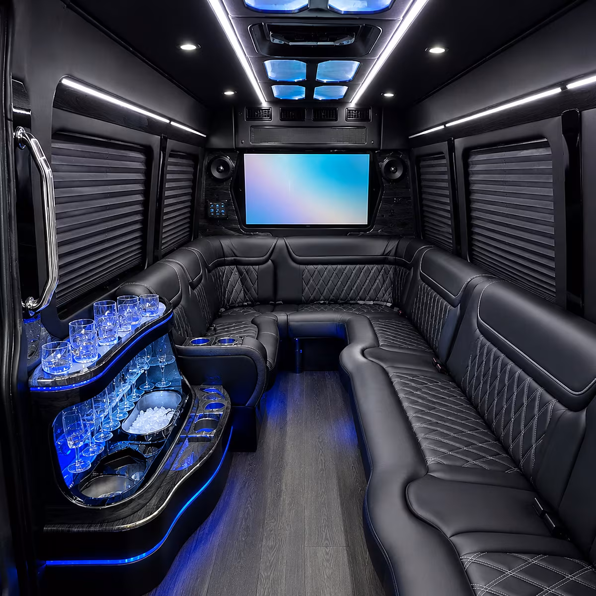 kirkland wedding party bus rental