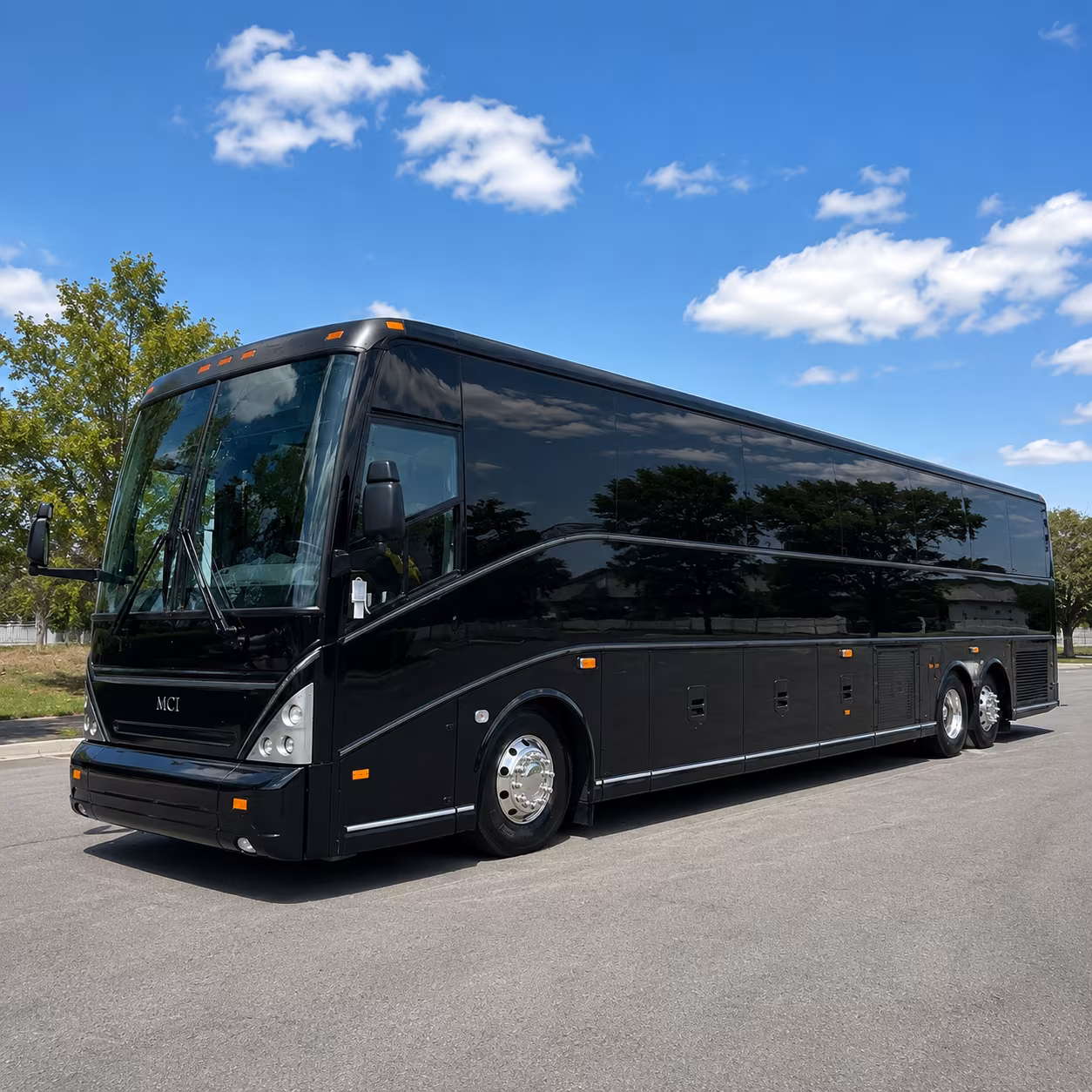long distance charter buses for away game travel and regional sporting events